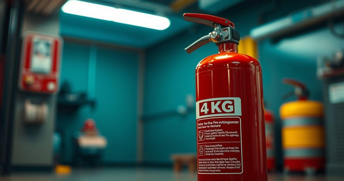 Extintor de incêndio ABC 4kg é a melhor opção para sua segurança Extintor de incêndio ABC 4kg é a melhor opção para sua segurança