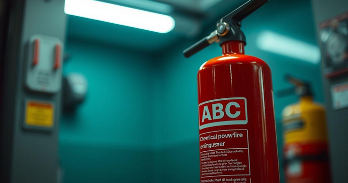 Extintor de Pó Químico ABC segurança garantida para incêndios Extintor de Pó Químico ABC segurança garantida para incêndios