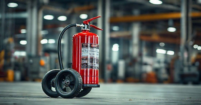 Extintor sobre rodas espuma mecânica 40B: sua segurança contra incêndios garantida